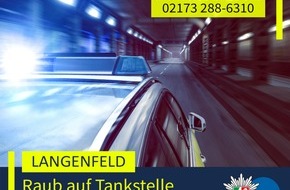 Polizei Mettmann: POL-ME: Raub auf Tankstelle: Polizei bittet um Hinweise - 2509084