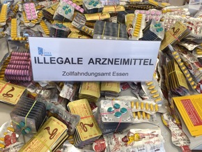ZOLL-E: Staatsanwaltschaft und Zollfahndung Essen: 
Paukenschlag gegen Organisierte Arzneimittelkriminalität
Fünf  Festnahmen - ca. 3,5 Mio. Tabletten sowie 
440.000 Euro und Luxusgüter beschlagnahmt