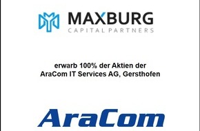 Deutsche Mittelstandsfinanz GmbH: Deutsche Mittelstandsfinanz berät Veräußerung des führenden Individualsoftware-Entwicklers AraCom AG an Maxburg