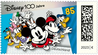 DHL Group: PM: „100 Jahre Disney“ ist Deutschlands schönste Briefmarke 2023