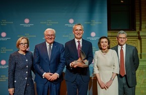 The American Academy in Berlin: NATO-Generalsekretär Jens Stoltenberg erhält den Henry-A.-Kissinger-Preis 2023 der American Academy in Berlin