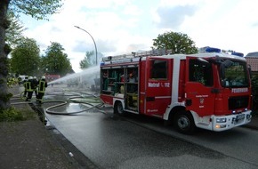 Kreisfeuerwehrverband Rendsburg-Eckernförde: FW-RD: Werkstattbrand in Wasbek (Kreis Rendsburg-Eckernförde)