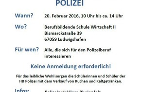 Polizeipräsidium Rheinpfalz: POL-PPRP: Nachwuchswerbung - Bewerbertraining für den Polizeiberuf