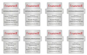 Fonds Finanz Maklerservice GmbH: Fonds Finanz überzeugt im finanzwelt Maklerpoolnavigator: „Herausragend“ in allen acht Kategorien
