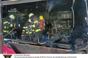 Feuerwehr München: FW-M: Brand in Lokal (Freimann)