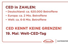 Takeda Pharma Vertrieb GmbH & Co. KG: Welt-CED-Tag - Grenzenlose Awareness für chronisch-entzündliche Darmerkrankungen schaffen