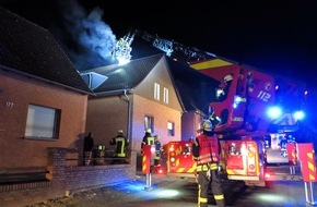 Freiwillige Feuerwehr Werne: FW-WRN: Kaminbrand in der Lippestraße