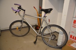 Polizeidirektion Göttingen: POL-GOE: (544/2012) Im Rahmen anderer Ermittlungen - Fahrrad in der Reinhäuser Landstraße sichergestellt, Polizei bittet um Hinweise