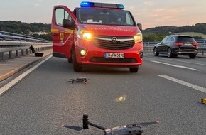Feuerwehr Gevelsberg: FW-EN: Überörtliche Hilfe mit Fachgruppe Drohne und Strömungsrettern in Wetter (a. d. Ruhr)