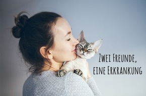 CEVA Tiergesundheit: Zwei Freunde - eine Erkrankung / Am 17.05. ist Welthypertonietag: Hoher Blutdruck auch für Katzen gefährlich