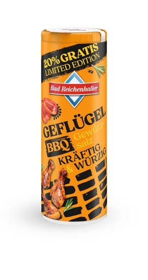 Neu im Handel: vegane BBQ-Gew&uuml;rzsalze von Bad Reichenhaller