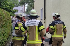 Feuerwehr Stuttgart: FW Stuttgart: Brand in Wohn- und Geschäftsgebäude