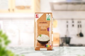 Kaufland: Sustainable Rice Platform: K-Classic Basmati-Reis ab sofort aus nachhaltigem Anbau