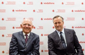 Vodafone GmbH: Neues Vodafone Hauptstadtbüro in Berlin eröffnet: Schäuble und Ametsreiter setzen auf starkes Europa
