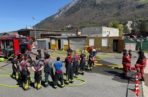 F&uuml;rstentum Liechtenstein: Feuerwehr-Gruppenf&uuml;hrerkurs