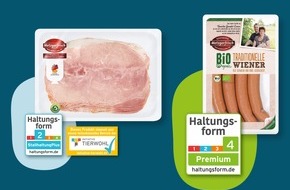 Lidl: Lidl kennzeichnet Wurstwaren mit der Haltungsform / Transparente Haltungskennzeichnung und höhere Tierwohlstandards im Wurstsortiment der Lidl-Eigenmarke "Metzgerfrisch"