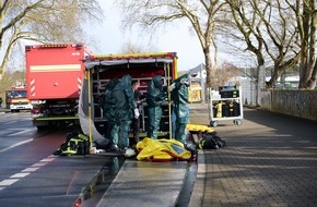 Feuerwehr Dortmund: FW-DO: Gefahrstoffeinsatz in Berghofen