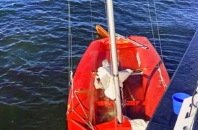 Landeswasserschutzpolizeiamt Mecklenburg-Vorpommern: LWSPA M-V: Junge Segler durch Sportbootführer und Wasserschutzpolizei Wolgast gerettet