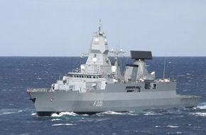 Presse- und Informationszentrum Marine: Die Fregatte "Hamburg" verlässt Wilhelmshaven in Richtung Ägäis