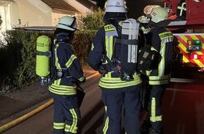 Freiwillige Feuerwehr Königswinter: FW Königswinter: Nächtlicher Kellerbrand in Königswinter-Niederdollendorf