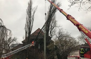 Feuerwehr Bochum: FW-BO: Abschlussmeldung zum Sturmtief "Friederike"