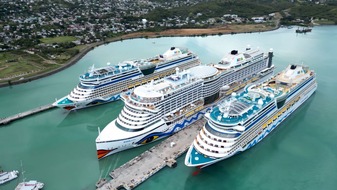 AIDA Cruises: AIDA Pressemeldung: AIDA: Dreifachanlauf in St Johns / Antigua