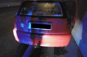 Autobahnpolizeiinspektion: API-TH: Schläfchen im Tunnel: Zeugen gesucht