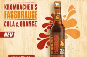 Krombacher Brauerei GmbH & Co.: Neu: KROMBACHER'S FASSBRAUSE Cola & Orange