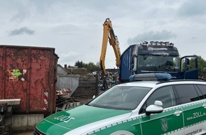 Hauptzollamt Gießen: HZA-GI: Gießener Zoll nimmt Abfallwirtschaft in einer regionalen Schwerpunktprüfung unter die Lupe - eine Festnahme