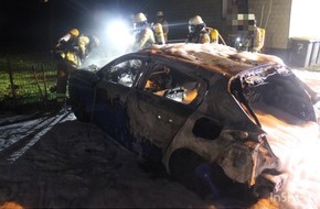 Polizei Duisburg: POL-DU: Hochheide: Peugeot brennt lichterloh - Zeugen gesucht