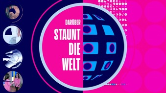 ProSieben: "Darüber staunt die Welt"- ProSieben setzt seine Rankingshow-Reihe ab Dienstag fort mit "Die unglaublichsten Experimente"