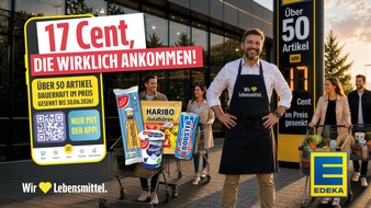 EDEKA ZENTRALE Stiftung & Co. KG: Entlastung, die wirklich ankommt: EDEKA setzt Tankrabatt konsequent um - Preisnachlass von 17 Cent auf viele Produkte des t&auml;glichen Bedarfs