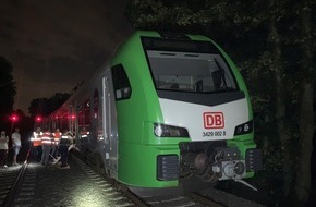 Feuerwehr Gladbeck: FW-GLA: Evakuierung von S-Bahn aufgrund von Oberleitungsschaden