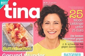 Bauer Media Group, tina: Patricia Kelly (46) in tina: "Ich bin einfach nur dankbar dafür, noch am Leben zu sein, und genieße jede Sekunde"