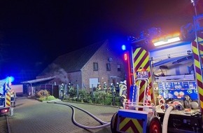 Freiwillige Feuerwehr Kranenburg: FW Kranenburg: Wohnungsbrand in Zyfflich