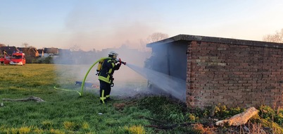 Freiwillige Feuerwehr Werne: FW-WRN: Drei Einsätze für die Freiwillige Feuerwehr Werne / F_BMA - LZ1 - LZ3 - ausgelöste Brandmeldeanlage / TH_1 - LZ1 - Tragehilfe für Rettungsdienst / FEUER_2 - LZ1 - Schuppen brennt auf Feld