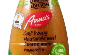 Migros-Genossenschafts-Bund: La Migros richiama la vinaigrette alla senape e al miele Anna's Best