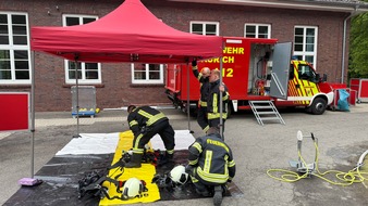 FW-AUR: Auricher Atemschutzgeräteträger absolvieren intensiven Fortbildungssonnabend