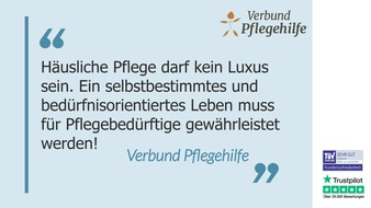 Verbund Pflegehilfe: Alpträume, Existenz- und Zukunftsängste: Häusliche Pflege in Deutschland / Verbund Pflegehilfe mahnt: Pflege zu Hause darf kein Luxus sein