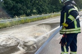 Feuerwehr Schermbeck: FW-Schermbeck: Amtshilfe für die Polizei