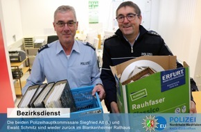 Kreispolizeibehörde Euskirchen: POL-EU: Bezirksdienst in renovierten Räumlichkeiten zurückgezogen