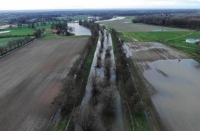 Feuerwehren im Kreis Soest: FW Kreis Soest: Hochwasser: Pegelstände sinken Doch Niederschläge am Freitag können Auswirkungen haben - Kreisbrandmeister: "Für Verschärfung der Lage gewappnet"