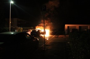 Polizei Düren: POL-DN: Fünf Fahrzeuge durch Feuer beschädigt