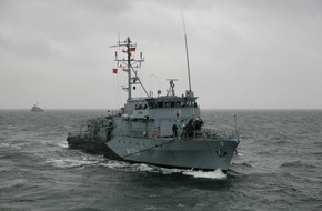 Presse- und Informationszentrum Marine: Marine - Pressemeldung / Pressetermin: Einlaufen des Minenjagdbootes "Fulda"
