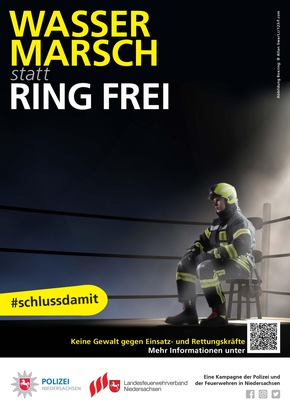 FFW Schiffdorf: Polizei und Feuerwehren in Niedersachsen starten Kampagne gegen Gewalt