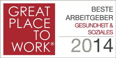 Great Place to Work® Institut Deutschland: Deutschlands beste Arbeitgeber in der Gesundheits- und Pflegebranche gekürt (FOTO)