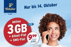 Tchibo GmbH: Mehr drin - alles Flat: Smartphone-Aktionstarif mit 3 GB für unter 10 Euro