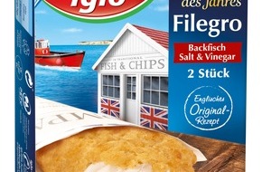 iglo Deutschland: Fish & Chips zu Hause genießen: iglo bringt mit Filegro Backfisch Salt & Vinegar englisches Flair in deutsche Küchen (FOTO)