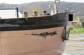 Polizeipräsidium Einsatz, Logistik und Technik: PP-ELT: Zwei Schiffsunfälle auf der Mosel