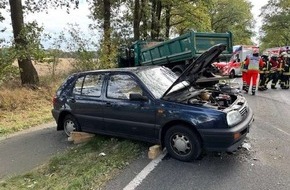 Polizeiinspektion Rotenburg: POL-ROW: ++ Schwerer Verkehrsunfall bei Bremervörde: 73-jährige Unfallbeteiligte im Krankenhaus verstorben ++